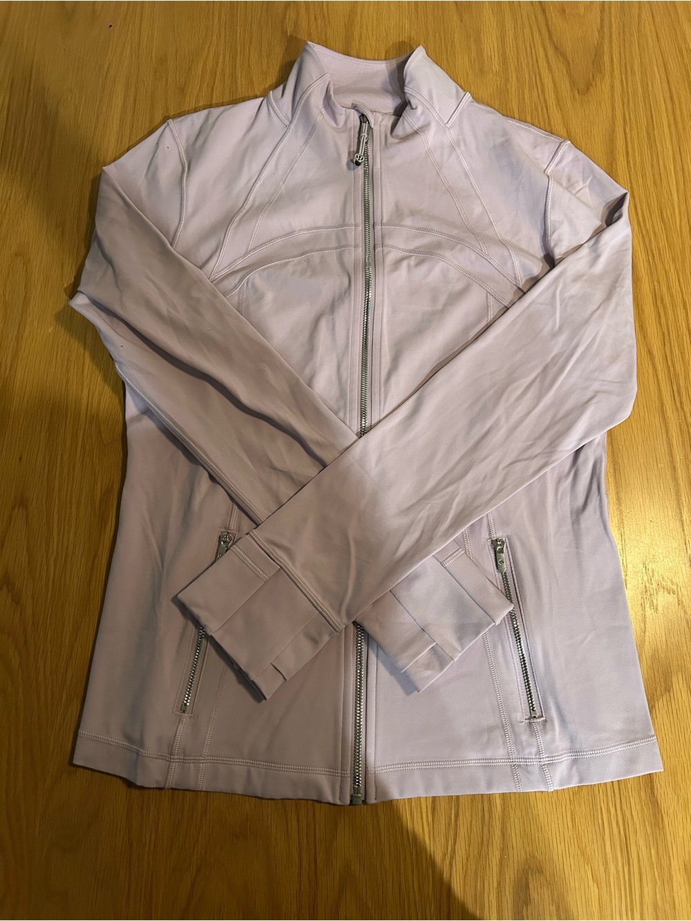 Lululemon Define Jacket Nulu - Lilac Play/Mirror Silver Size 14 NWOT